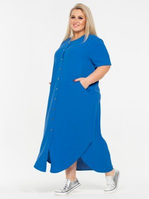 Платье 1302028 голубое